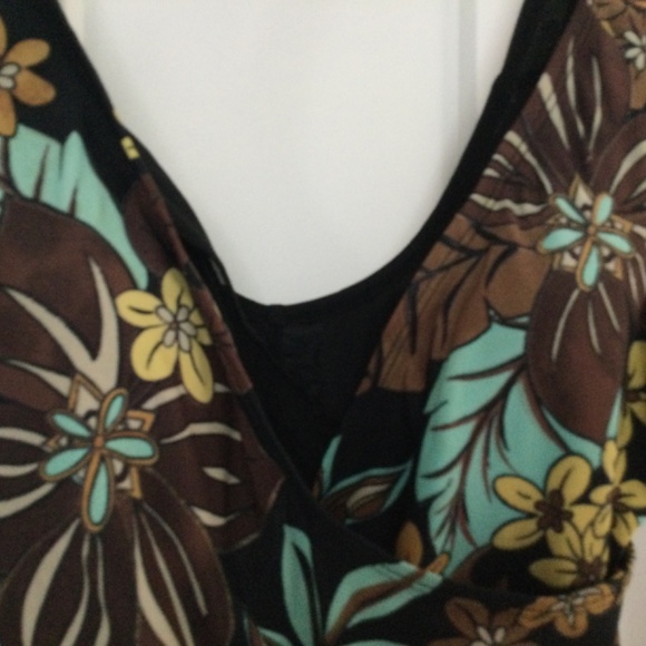 Lovely Faux Tankini One Piece Swimsuit - Picture 4 of 8